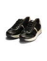 JucaZapatos - Pitillos 10906 - NEGRO - Deportivo Combinado con Serraje de mujer color negro