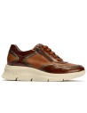 JucaZapatos - Pitillos 10910 - CUERO - Deportivo de Cremallera Combinado con Laminado de mujer color cuero