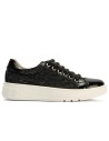 JucaZapatos - Pitillos 10925 - NEGRO - Basket en charol con nylon de mujer color negro