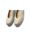 JucaZapatos - Pitillos 11070 - GLACIAL - Salón con cuña y elástico en piel napa Glacial