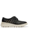 JucaZapatos - Pitillos 11091 - MARINO - Zapato blucher plataforma con cordones en napa sintética Marino