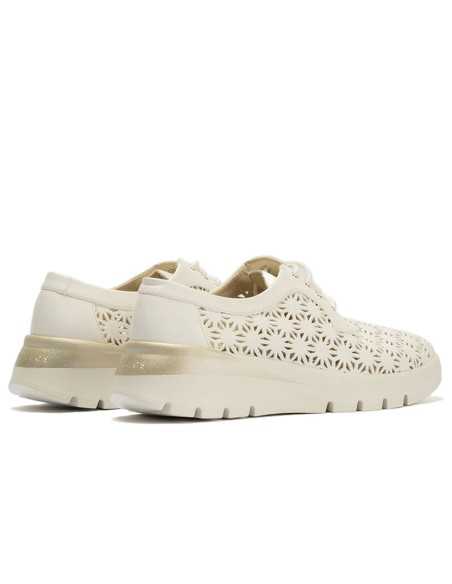 JucaZapatos - Pitillos 11091 - BLANCO - Zapato blucher plataforma con cordones en napa sintética Blanco