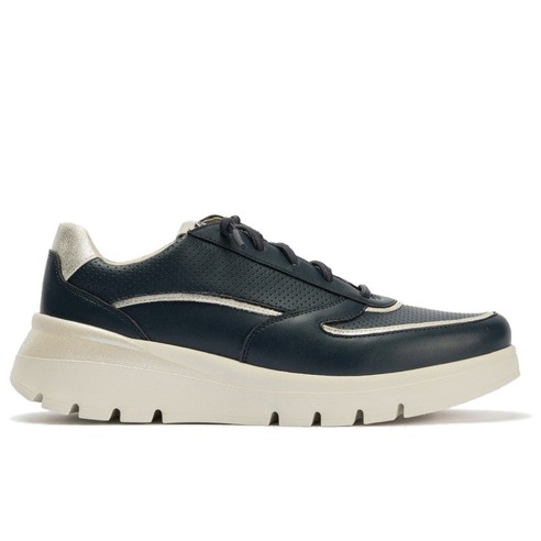 JucaZapatos - Pitillos 11094 - MARINO - Deportivo plataforma con cordones elásticos Marino