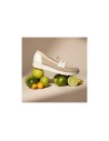 JucaZapatos - Pitillos 11100 - PIEDRA - Mocasín estilo deportivo con antifaz en piel Piedra