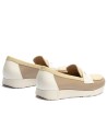 JucaZapatos - Pitillos 11100 - PIEDRA - Mocasín estilo deportivo con antifaz en piel Piedra