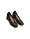 JucaZapatos - Pitillos 11131 - MARINO - Zapato salón con tacón medio, en piel napa perforada Marino