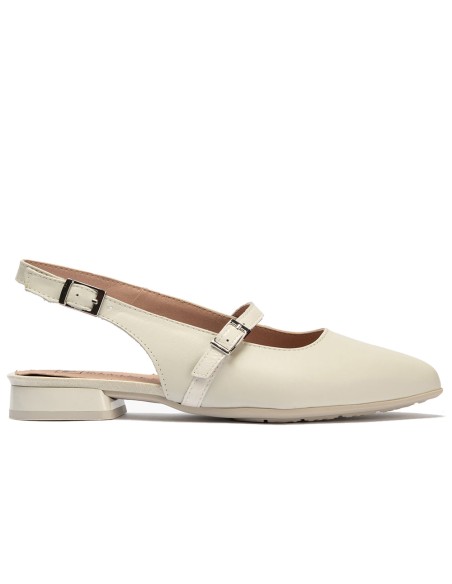 JucaZapatos - Pitillos 11170 - GLACIAL - Bailarina con tacón bajo y punta fina Glacial
