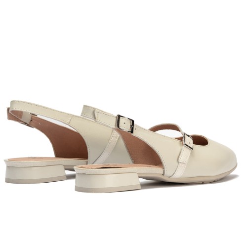 JucaZapatos - Pitillos 11170 - GLACIAL - Bailarina con tacón bajo y punta fina Glacial