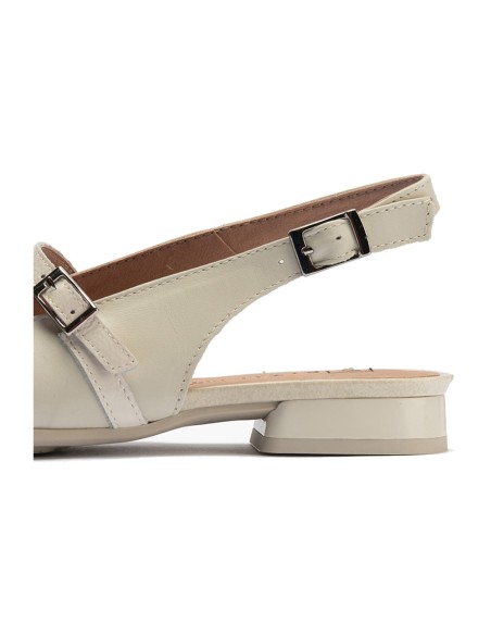 JucaZapatos - Pitillos 11170 - GLACIAL - Bailarina con tacón bajo y punta fina Glacial