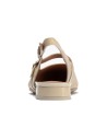 JucaZapatos - Pitillos 11170 - CREMA - Bailarina con tacón bajo y punta fina Crema