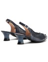 JucaZapatos - Pitillos 11188 - MARINO - Zapato de salón con tacón medio, punta fina y pulsera Marino