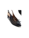 JucaZapatos - Pitillos 11188 - MARINO - Zapato de salón con tacón medio, punta fina y pulsera Marino