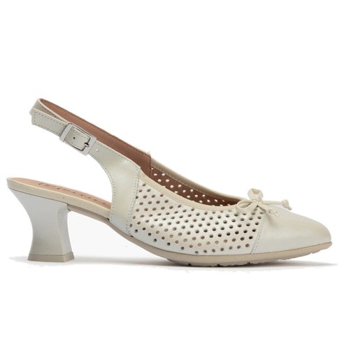 JucaZapatos - Pitillos 11188 - PLATA - Zapato de salón con tacón medio, punta fina y pulsera Plata