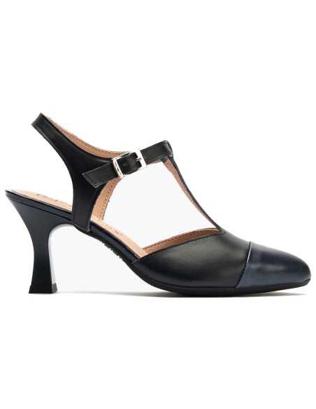 JucaZapatos - Pitillos 11193 - MARINO - Zapato estilo Gilda con tacón alto y punta fina Marino