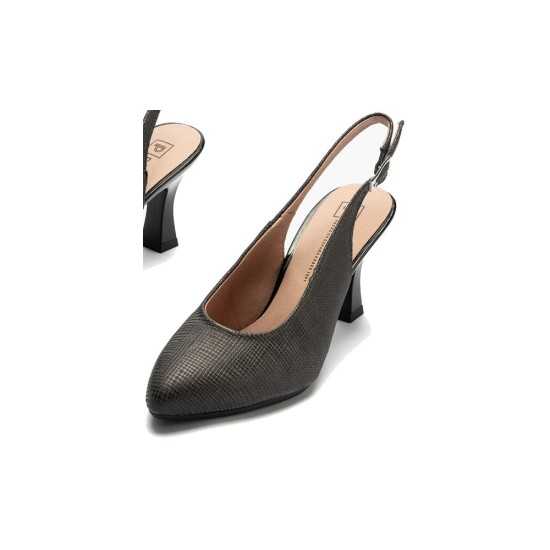 JucaZapatos - Pitillos 11194 - NEGRO - Zapato destalonado con tacón alto y punta fina Negro