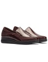 JucaZapatos - Pitillos 11500 - BURDEOS - Gucci Elásticos combinado Charol con Lycra Burdeos