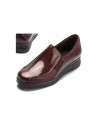 JucaZapatos - Pitillos 11500 - BURDEOS - Gucci Elásticos combinado Charol con Lycra Burdeos