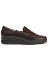 JucaZapatos - Pitillos 11503 - MARRON - Manoletina combinada Napa con Coco Charol Marrón