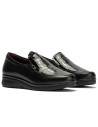 JucaZapatos - Pitillos 11503 - NEGRO - Manoletina combinada Napa con Coco Charol Negro