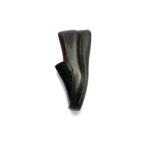 JucaZapatos - Pitillos 11503 - NEGRO - Manoletina combinada Napa con Coco Charol Negro