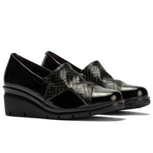 JucaZapatos - Pitillos 10772 - BURDEOS - Abotinado en Coco con elásticos de mujer color burdeos 2