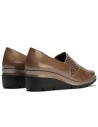 JucaZapatos - Pitillos 11531 - TOPO - Abotinado combinado charol con lycra Topo