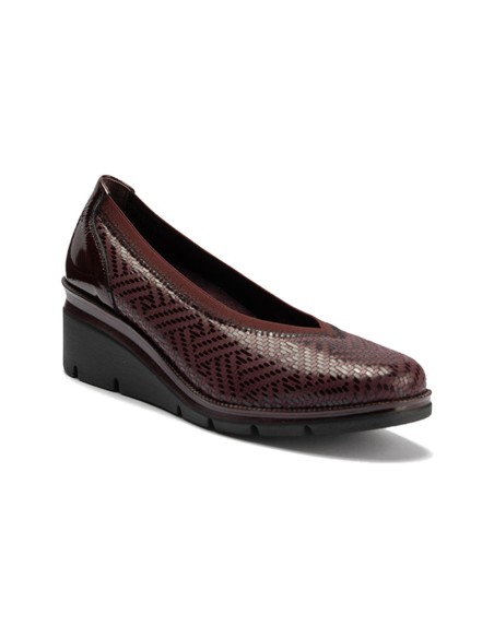 JucaZapatos - Pitillos 11532 - BURDEOS - Salón elástico lycra Burdeos