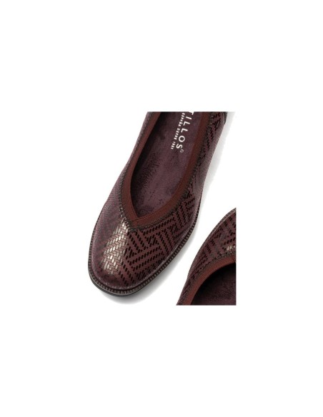 JucaZapatos - Pitillos 11532 - BURDEOS - Salón elástico lycra Burdeos