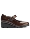 JucaZapatos - Pitillos 11534 - MARRON - Mercedes con Velcro charol Marrón