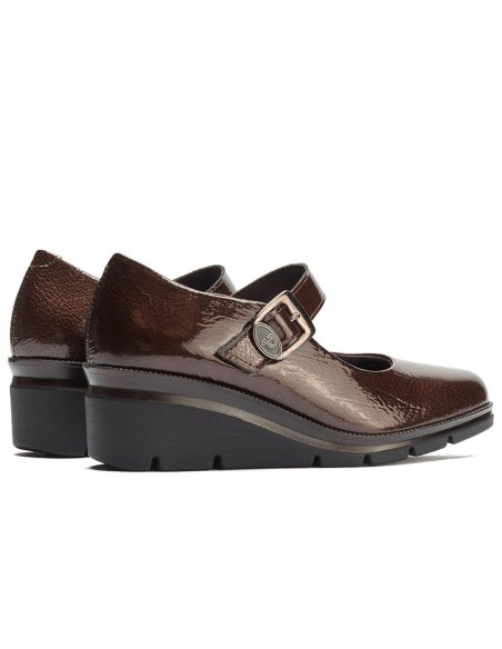 JucaZapatos - Pitillos 11534 - MARRON - Mercedes con Velcro charol Marrón
