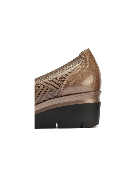 JucaZapatos - Pitillos 11534 - TOPO - Mercedes con Velcro charol Topo