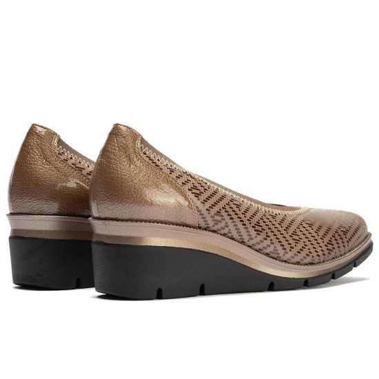 JucaZapatos - Pitillos 11534 - TOPO - Mercedes con Velcro charol Topo
