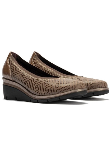 JucaZapatos - Pitillos 11534 - TOPO - Mercedes con Velcro charol Topo