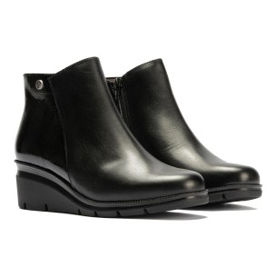 JucaZapatos - Pitillos 11536 - MARRON - Botín con cremallera combinado napa con charol Marrón 2