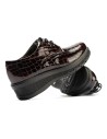 JucaZapatos - Pitillos 11542 - BURDEOS - Blucher en charol coco Burdeos