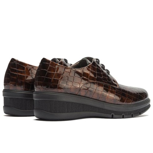 JucaZapatos - Pitillos 11542 - MARRON - Blucher en charol coco Marrón