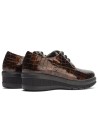 JucaZapatos - Pitillos 11542 - MARRON - Blucher en charol coco Marrón