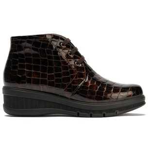 JucaZapatos - Pitillos 11566 - NEGRO - Botín safari en napa con grano y pelo Negro