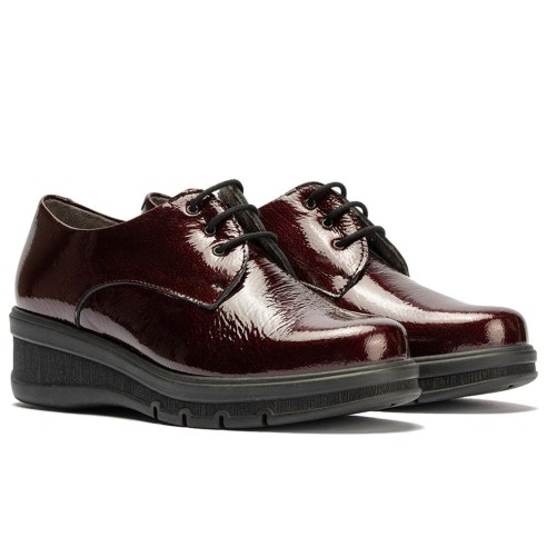 JucaZapatos - Pitillos 11545 - BURDEOS - Blucher en Charol Burdeos