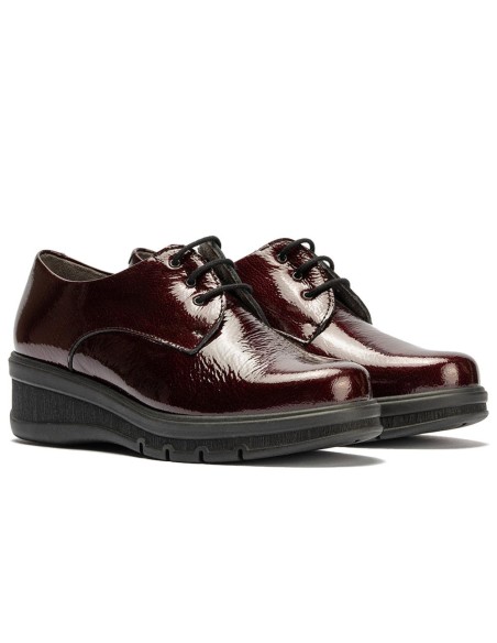 JucaZapatos - Pitillos 11545 - BURDEOS - Blucher en Charol Burdeos