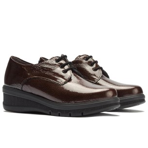 JucaZapatos - Pitillos 11545 - TOPO - Blucher en Charol Topo 2