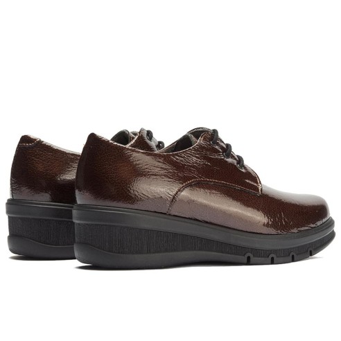 JucaZapatos - Pitillos 11545 - MARRON - Blucher en Charol Marrón