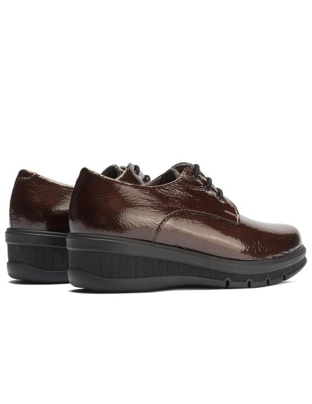 JucaZapatos - Pitillos 11545 - MARRON - Blucher en Charol Marrón