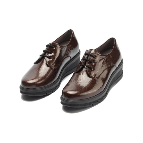 JucaZapatos - Pitillos 11545 - MARRON - Blucher en Charol Marrón
