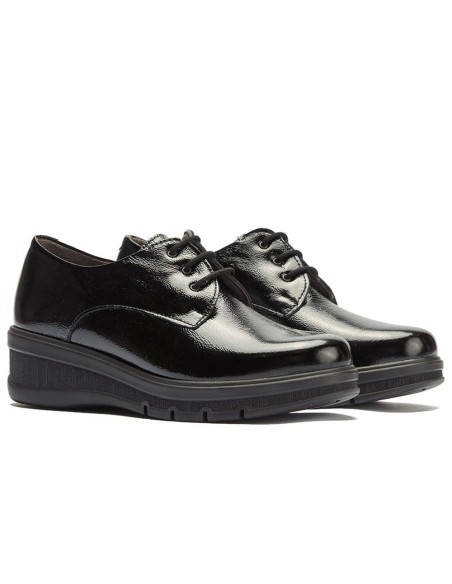 JucaZapatos - Pitillos 11545 - NEGRO - Blucher en Charol Negro