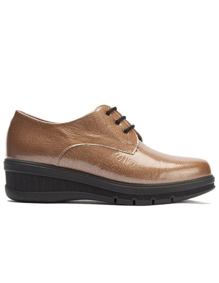 JucaZapatos - Pitillos 11545 - TOPO - Blucher en Charol Topo
