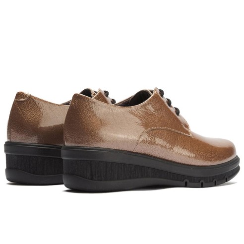 JucaZapatos - Pitillos 11545 - TOPO - Blucher en Charol Topo