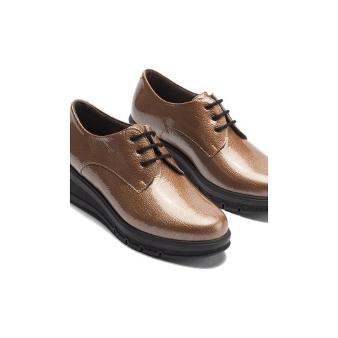 JucaZapatos - Pitillos 11545 - TOPO - Blucher en Charol Topo