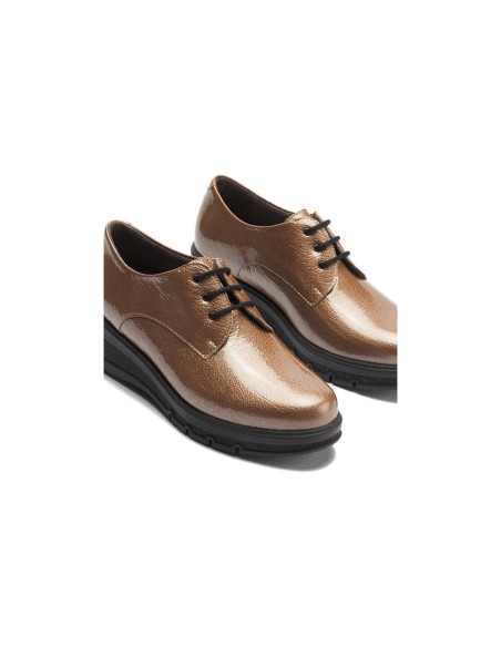 JucaZapatos - Pitillos 11545 - TOPO - Blucher en Charol Topo