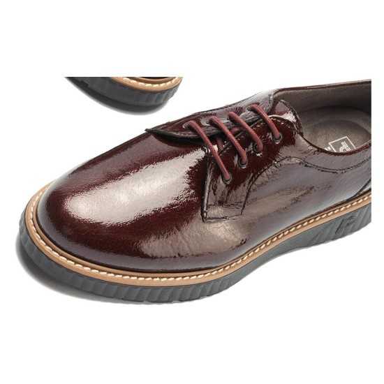 JucaZapatos - Pitillos 11551 - BURDEOS - Blucher en Charol Burdeos